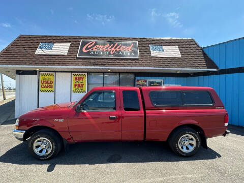 2000 Ford Ranger for sale at Certified Auto Sales, Inc in Lorain OH