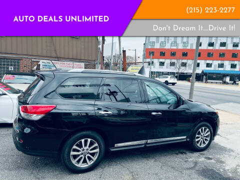2014 Nissan Pathfinder for sale at AUTO DEALS UNLIMITED in Philadelphia PA