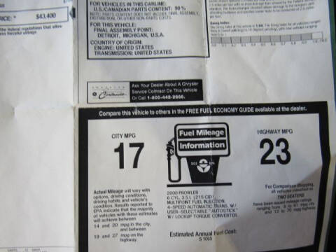 2000 Plymouth Prowler