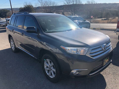 2011 Toyota Highlander for sale at Central Automotive in Kerrville TX