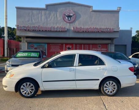 2007 Toyota Corolla for sale at Eazy Auto Finance in Dallas TX