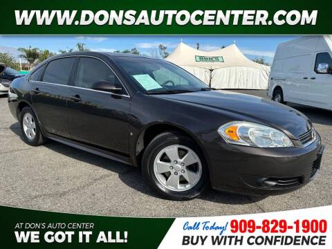2009 Chevrolet Impala for sale at Dons Auto Center in Fontana CA