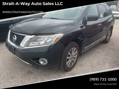 2014 Nissan Pathfinder for sale at Strait-A-Way Auto Sales LLC in Gaylord MI