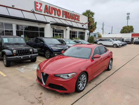 2017 Alfa Romeo Giulia for sale at EZ Auto Finance in Houston TX