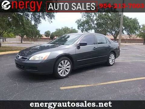 2006 Honda Accord for sale at Energy Auto Sales in Wilton Manors FL