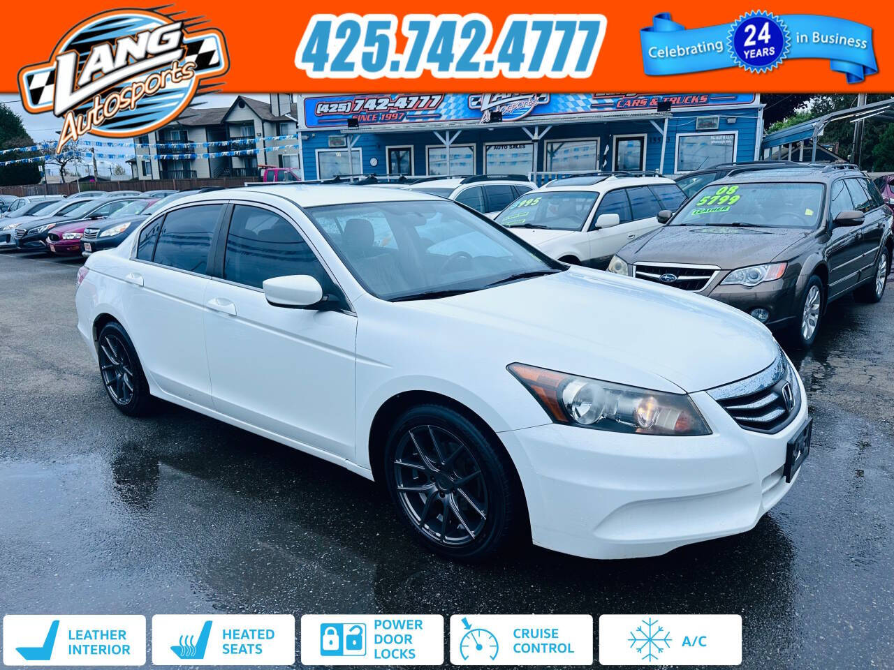 2012 Honda Accord for sale at Lang Autosports in Lynnwood, WA