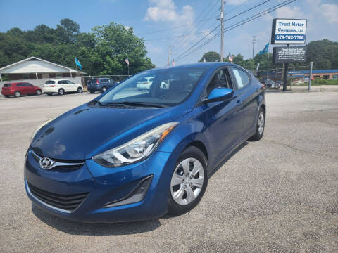 2016 Hyundai Elantra for sale at Trust Motor Company in Stockbridge GA
