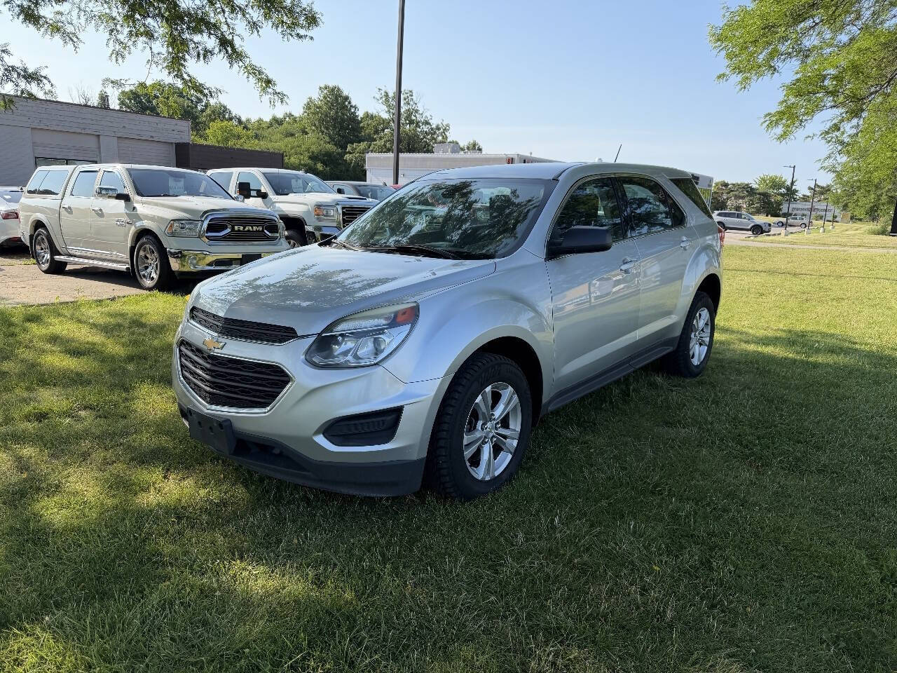 Silver 2016 Chevrolet Equinox LS AWD LS 4dr SUV 1