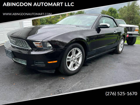 2012 Ford Mustang for sale at ABINGDON AUTOMART LLC in Abingdon VA