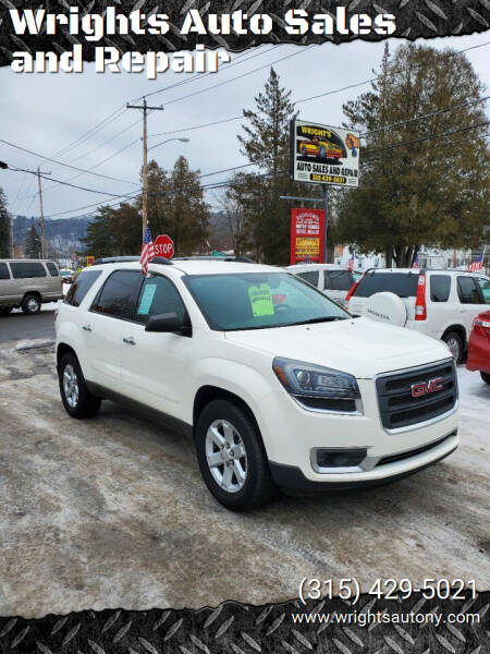 2015 GMC Acadia for sale at Wrights Auto Sales and Repair in Dolgeville NY