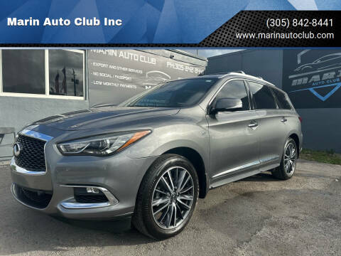 2019 Infiniti QX60 for sale at Marin Auto Club Inc in Miami FL