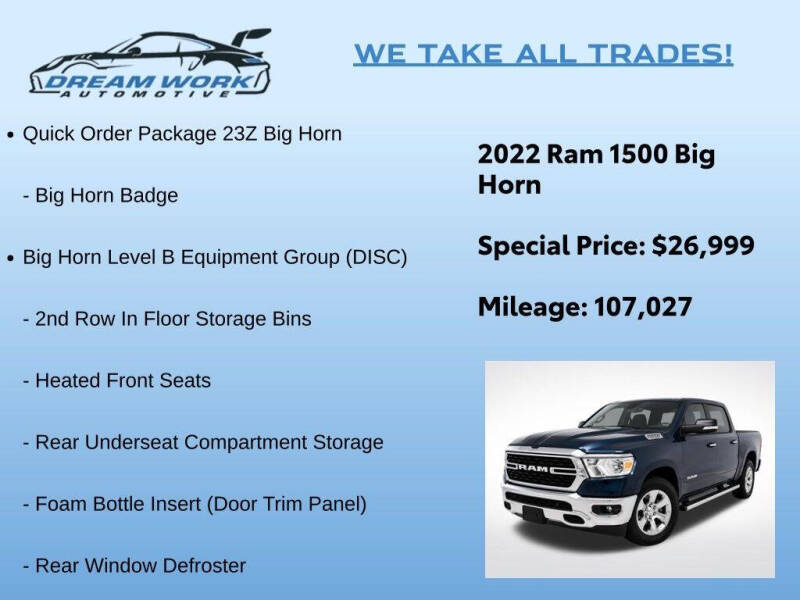 2022 RAM 1500