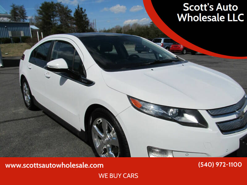 2012 Chevrolet Volt for sale at Scott's Auto Wholesale LLC in Locust Grove VA