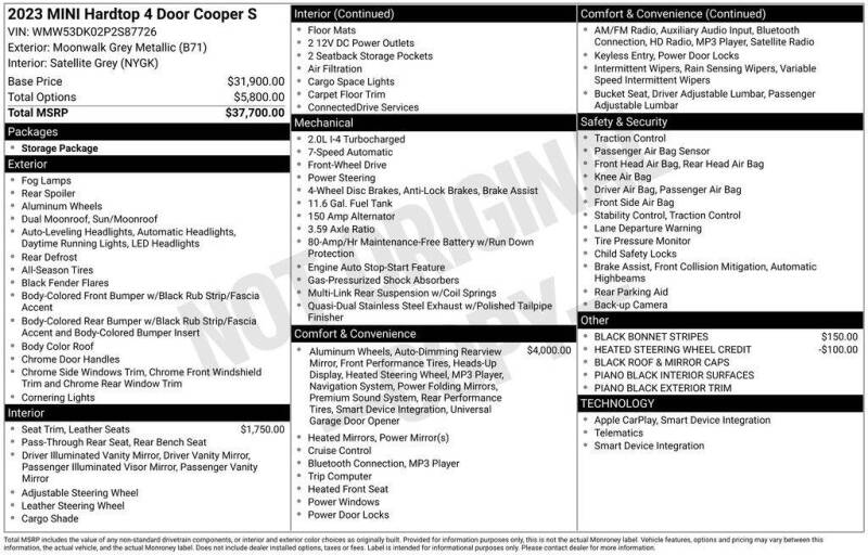 2023 MINI Hardtop 4 Door Cooper S