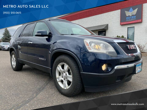 2007 GMC Acadia for sale at METRO AUTO SALES LLC in Lino Lakes MN