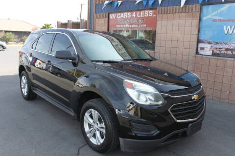 2016 Chevrolet Equinox for sale at NV Cars 4 Less, Inc. in Las Vegas NV