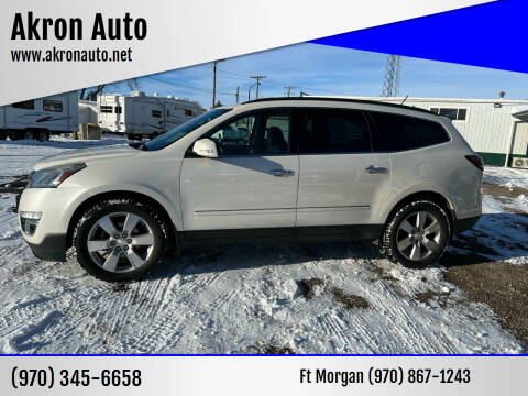 2015 Chevrolet Traverse for sale at Akron Auto - Fort Morgan in Fort Morgan CO