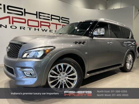 2016 Infiniti QX80 for sale at Fishers Imports in Fishers IN