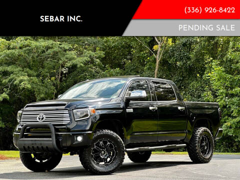 2014 Toyota Tundra for sale at Sebar Inc. in Greensboro NC