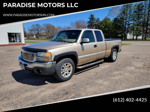 2004 GMC Sierra 1500 for sale at PARADISE MOTORS LLC in Cambridge MN