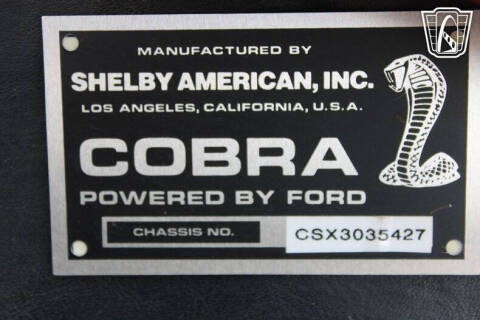 1965 Shelby Cobra