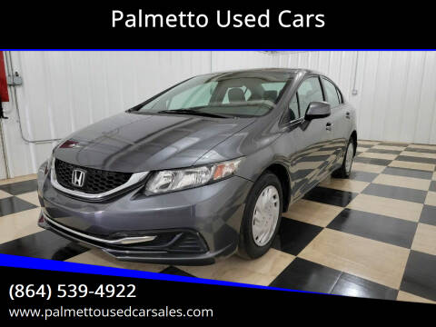 2013 Honda Civic for sale at Palmetto Used Cars in Piedmont SC