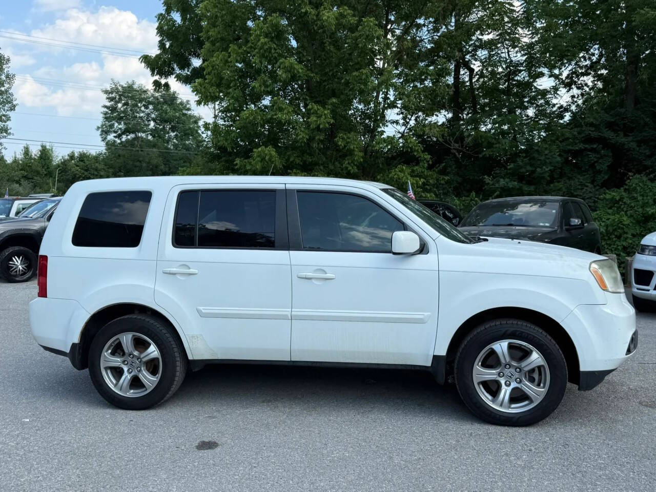 White 2013 Honda Pilot EX-L EX-L 4dr SUV 2