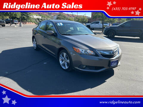 2013 Acura ILX for sale at Ridgeline Auto Sales in Saint George UT