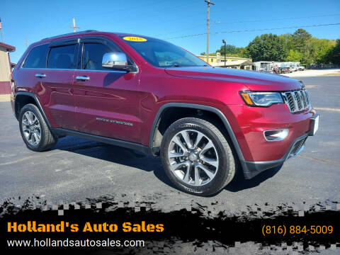 2018 Jeep Grand Cherokee for sale at Holland's Auto Sales in Harrisonville MO