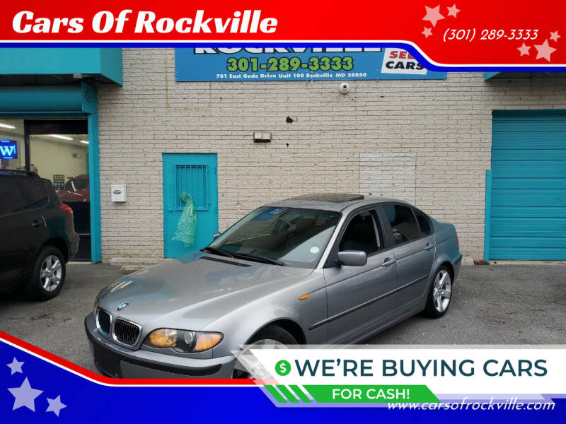 2004 BMW 3 Series for sale at Cars Of Rockville in Rockville MD