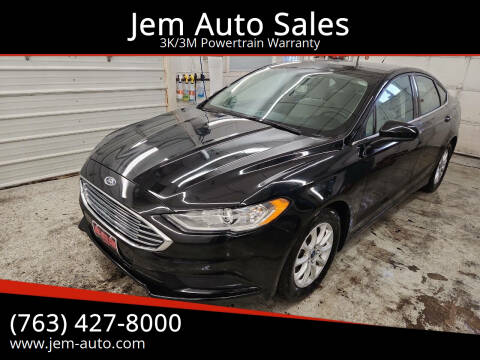 2018 Ford Fusion for sale at Jem Auto Sales in Anoka MN