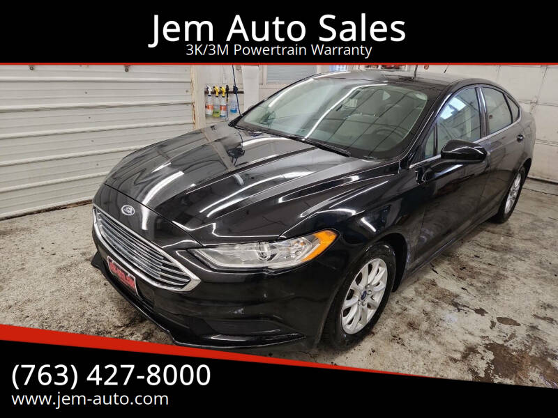 2018 Ford Fusion for sale at Jem Auto Sales in Anoka MN