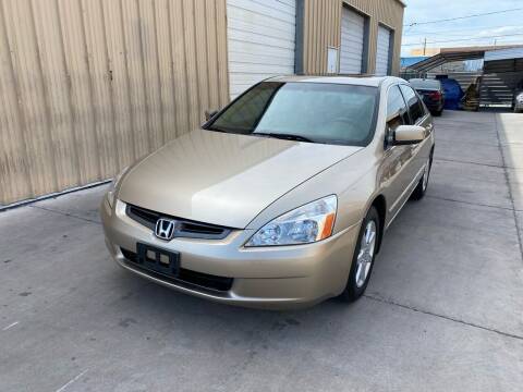 2003 Honda Accord for sale at CONTRACT AUTOMOTIVE in Las Vegas NV