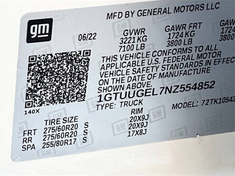 2022 GMC Sierra 1500