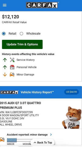 2015 Audi Q7 3.0T quattro Premium Plus