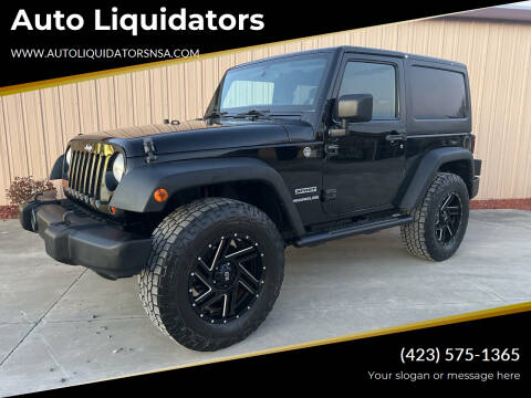 2012 Jeep Wrangler for sale at Auto Liquidators in Bluff City TN