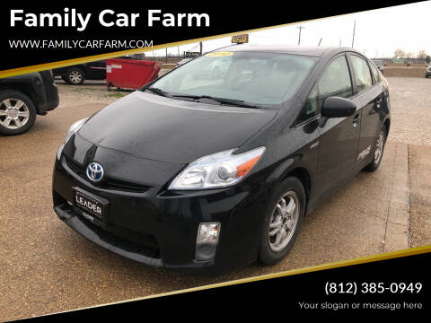 2010 Toyota Prius for sale at Family Car Farm in Princeton IN