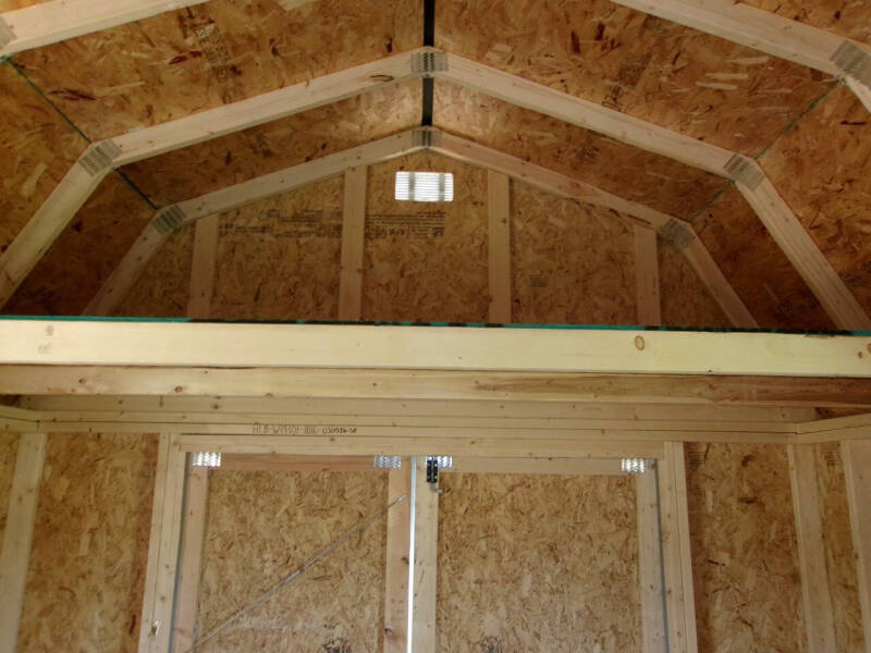 10 x 16 lofted barn