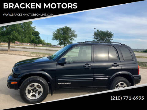 2004 Chevrolet Tracker for sale at BRACKEN MOTORS in San Antonio TX