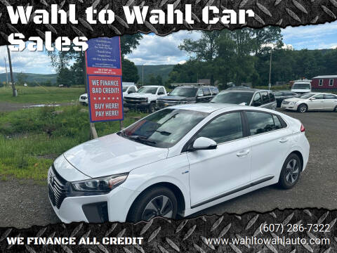 2017 Hyundai Ioniq Hybrid for sale at Wahl to Wahl Car Sales in Cooperstown NY