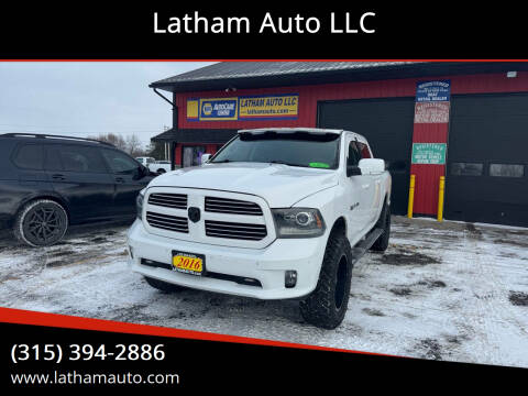 2016 RAM 1500 for sale at Latham Auto LLC in Ogdensburg NY