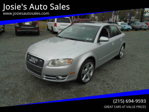 2007 Audi A4 for sale at Josie's Auto Sales in Gilbertsville PA