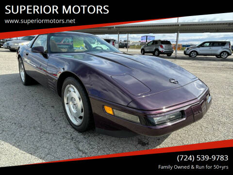 1994 Chevrolet Corvette for sale at SUPERIOR MOTORS in Latrobe PA