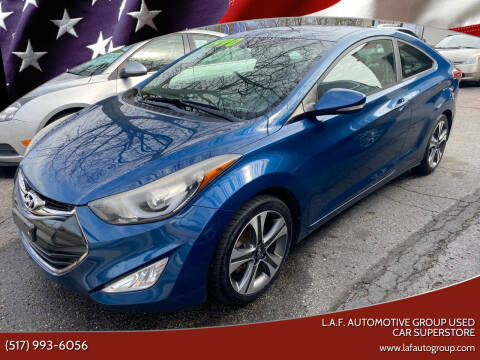 2014 Hyundai Elantra Coupe for sale at L.A.F. Automotive Group in Lansing MI