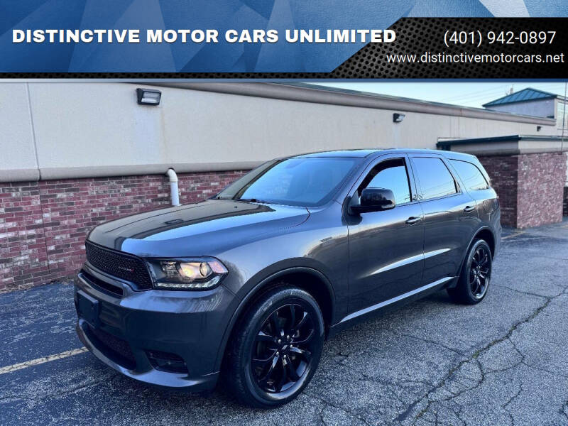 2019 Dodge Durango for sale at DISTINCTIVE MOTOR CARS UNLIMITED in Johnston RI