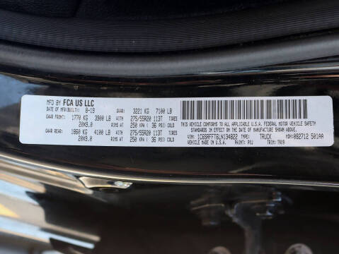 2020 RAM 1500