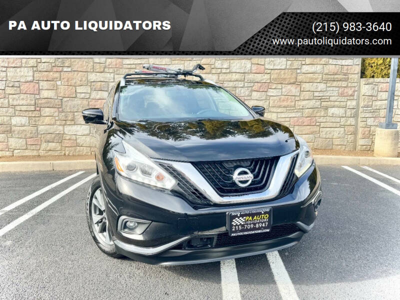 2017 Nissan Murano for sale at PA AUTO LIQUIDATORS in Huntingdon Valley PA