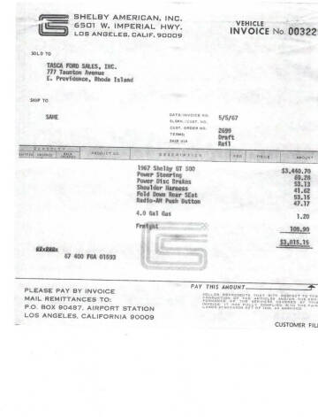 1967 Shelby GT500