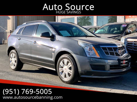 2012 Cadillac SRX for sale at Auto Source in Banning CA