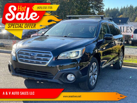 2017 Subaru Outback for sale at A & V AUTO SALES LLC in Marysville WA